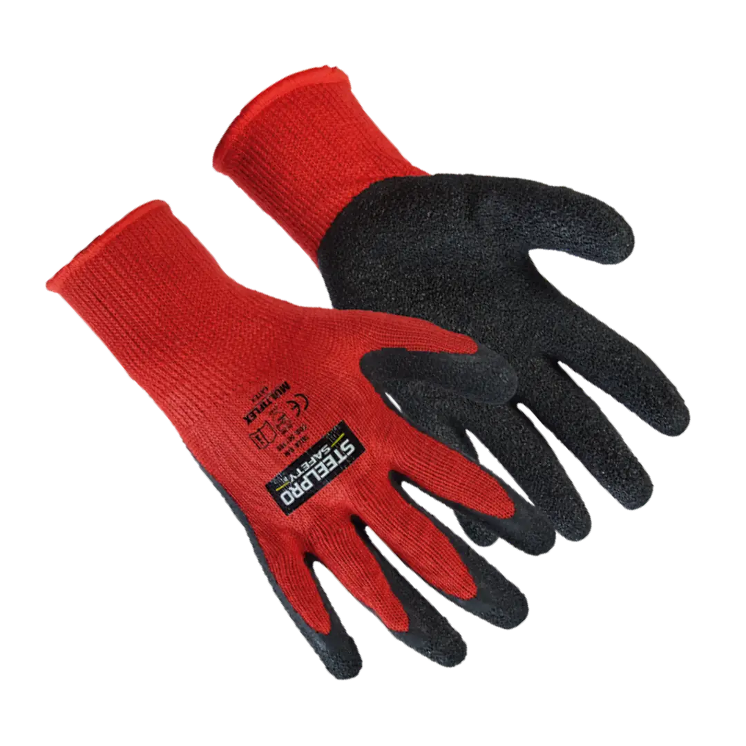 Guante Multiflex Látex Rojo