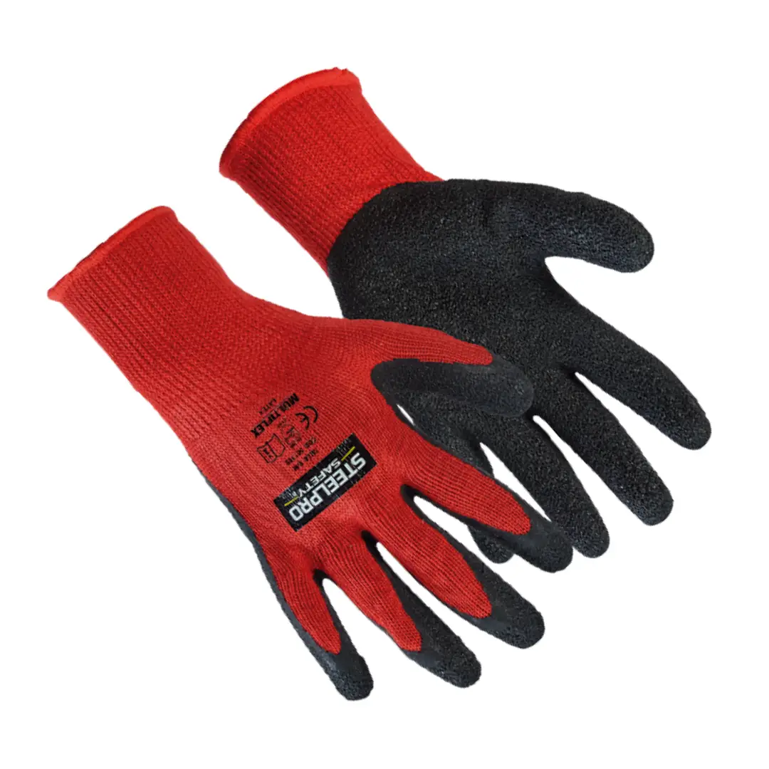 Guante Multiflex Látex Rojo
