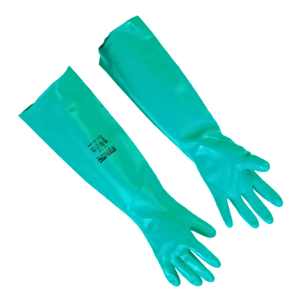 Guante Nitrilsafe Verde de 18"
