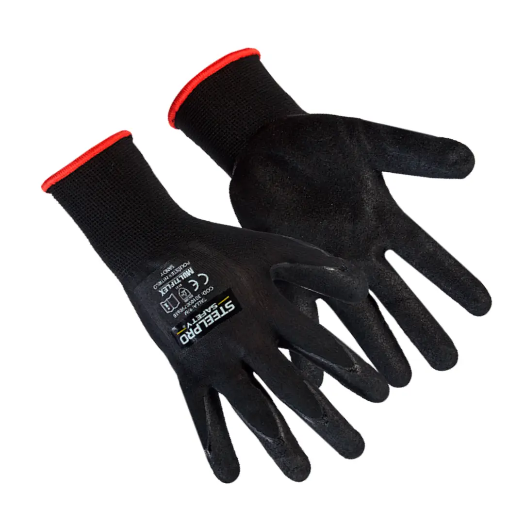 Guante Multiflex Poliéster Nitrilo Sandy